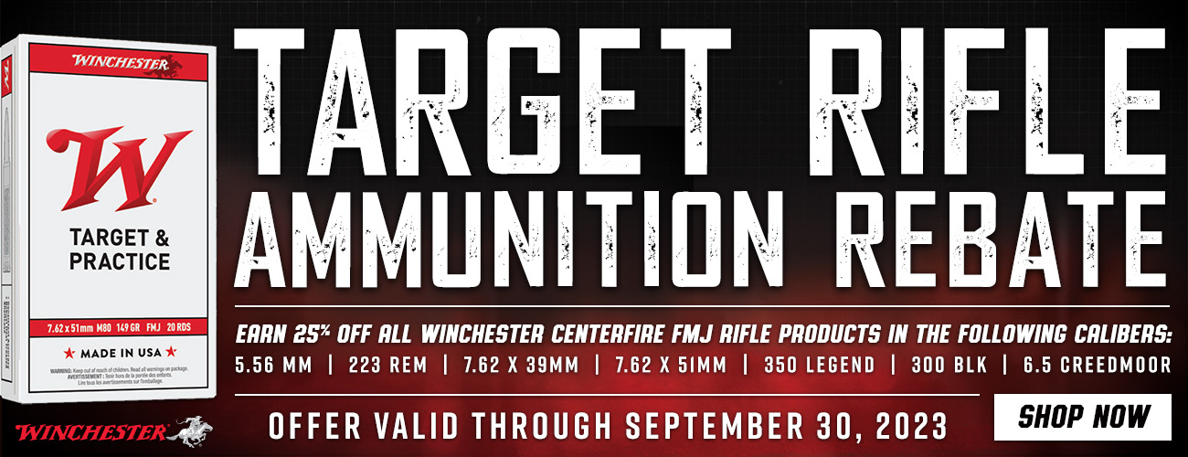 2024 Winchester Target Rifle Ammunition Rebate